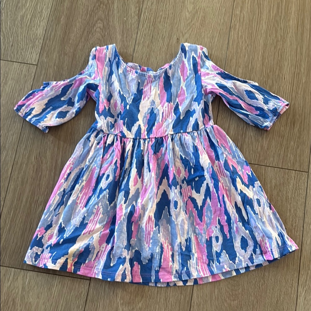 Lilly Pulitzer girls open cold shoulder dress size XS
